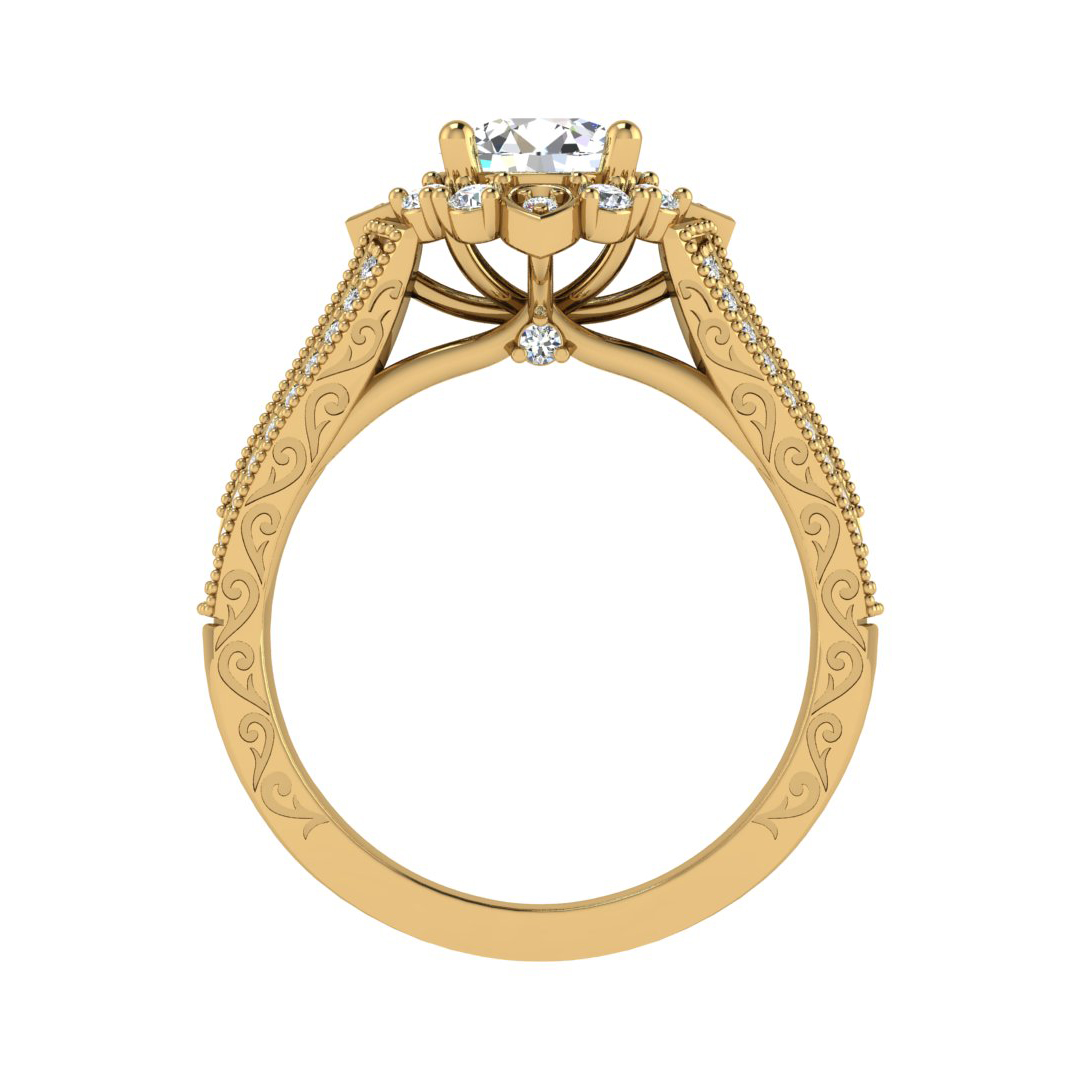 Logan Halo Engagement Ring